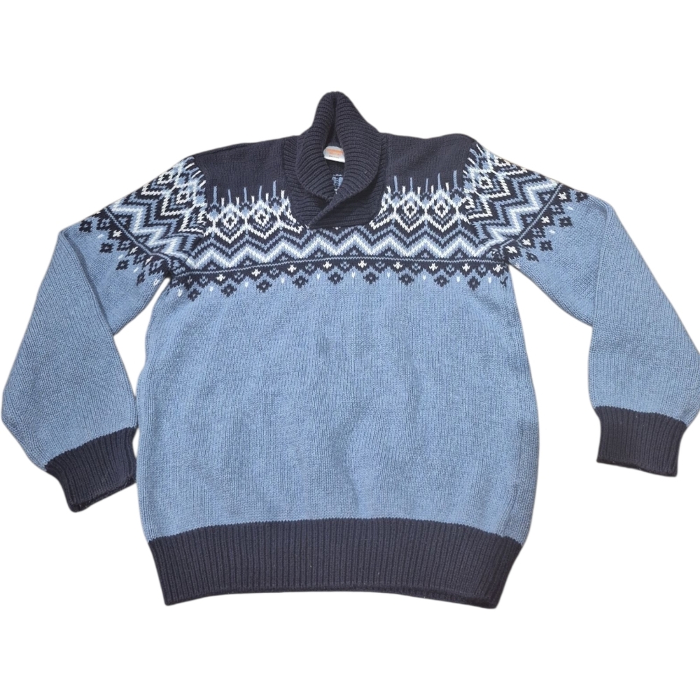 Gymboree Blue and White Crewneck Sweater